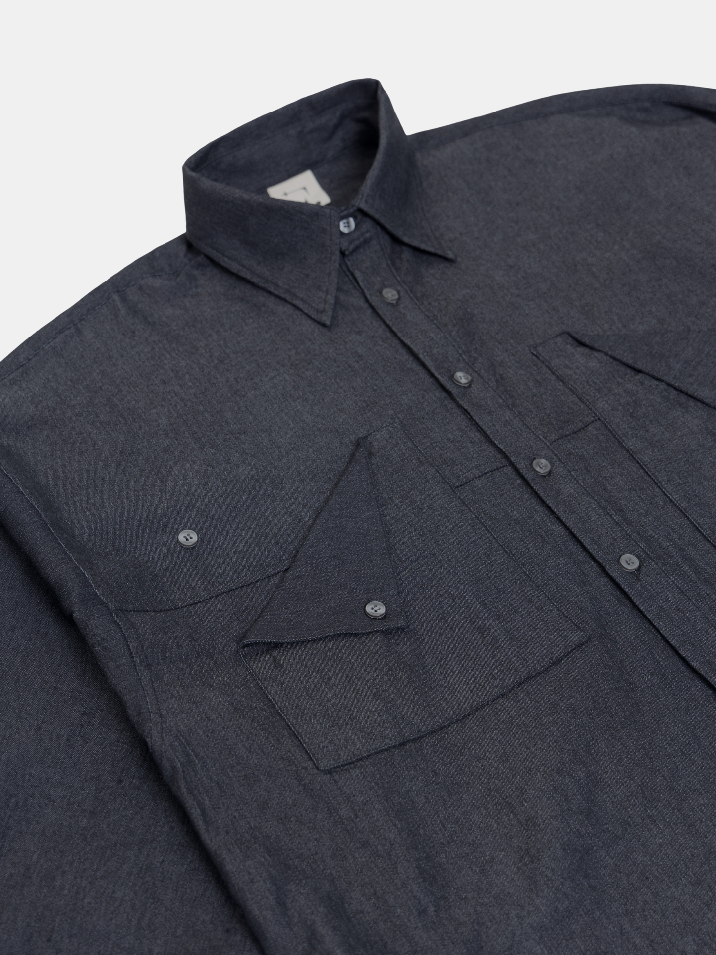 Split Denim Shirt