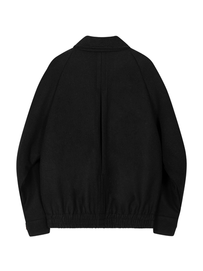 Plissé Wool Jacket
