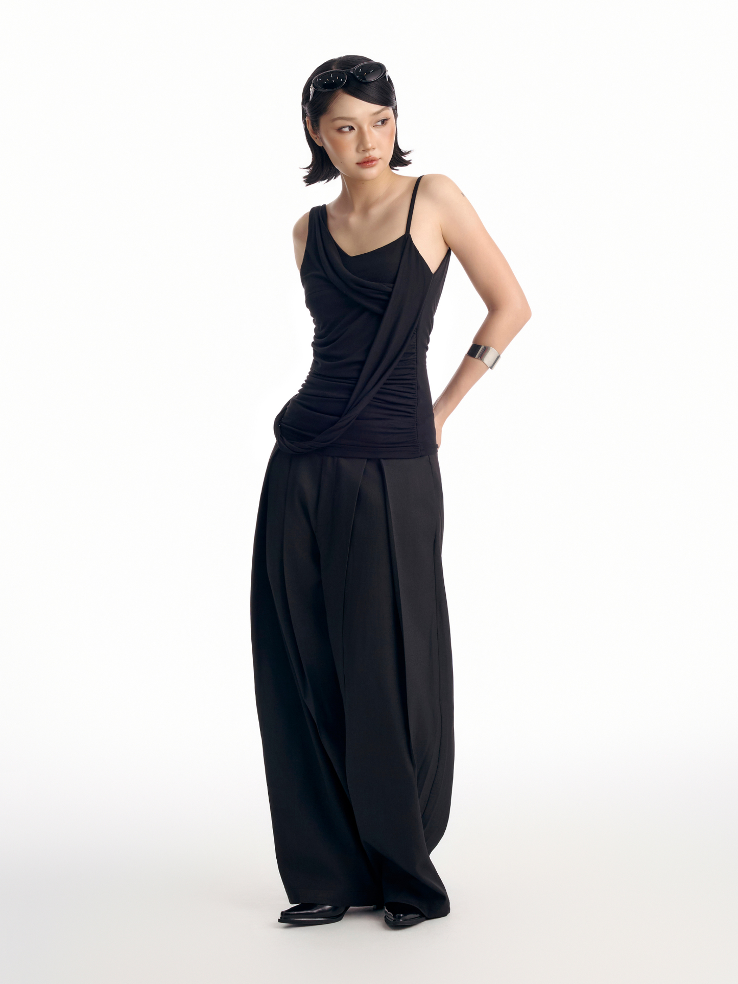 Selene Cowl Back Top