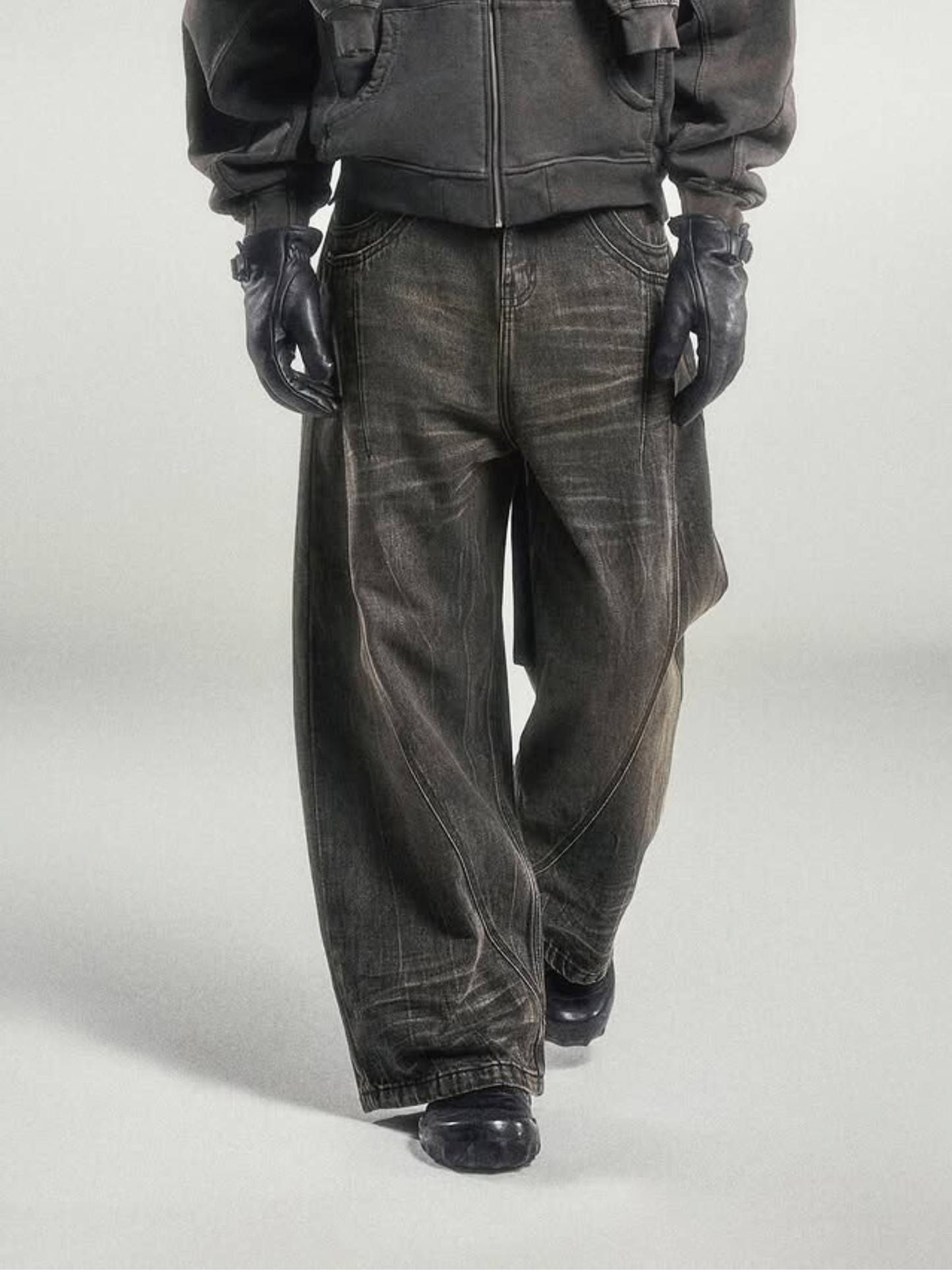 Scar Washed Denim Pants Ver 2
