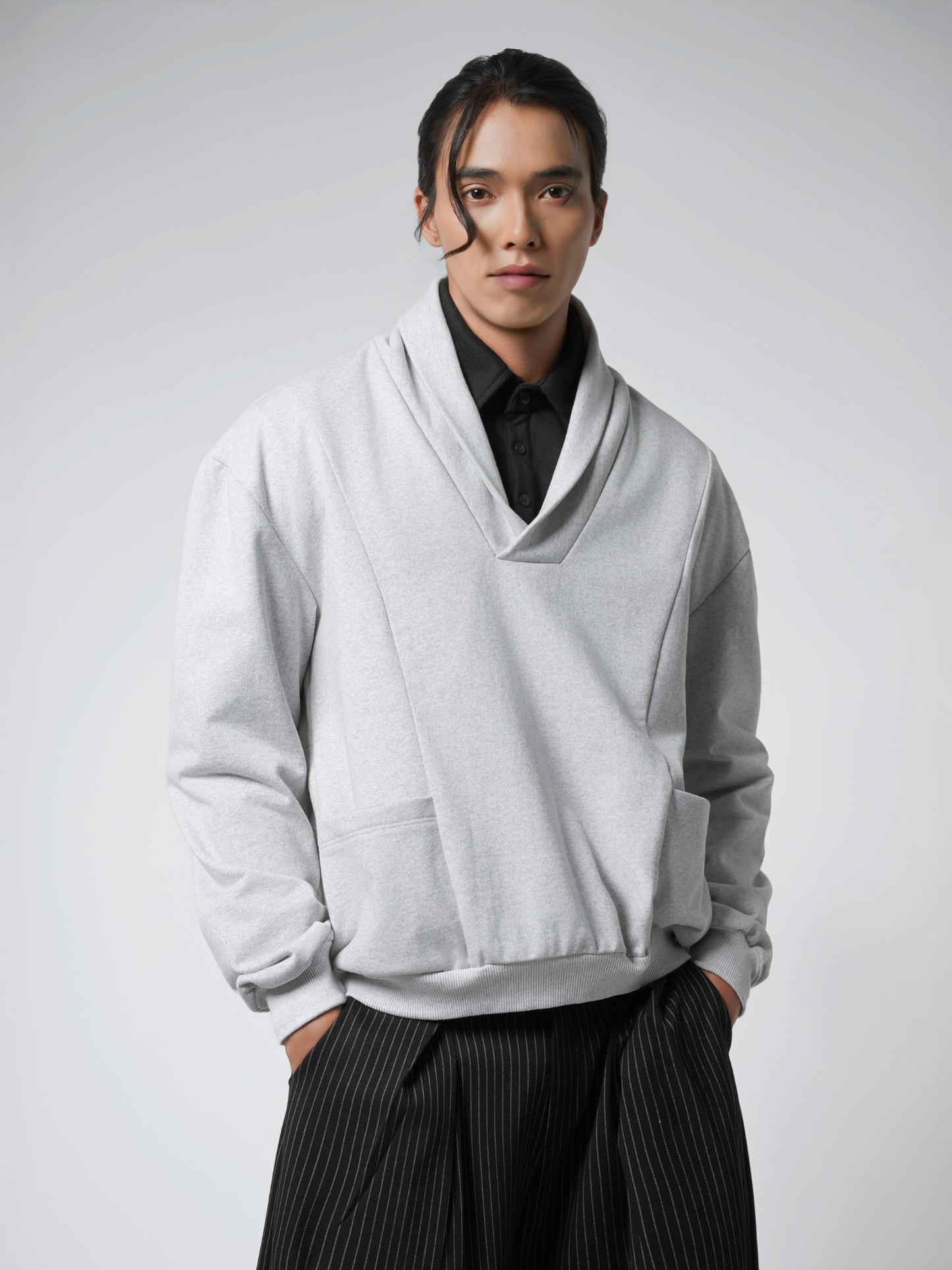 Atelier Shawl Sweater