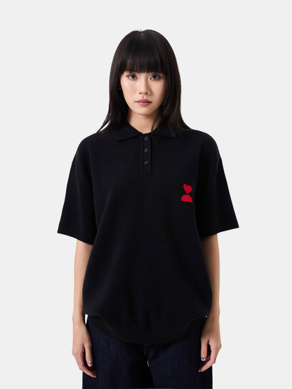 Love User Knit Polo T-Shirt