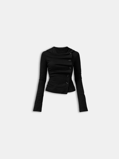 Diagonal Drape Top