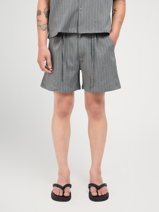 Striped Bermuda Shorts