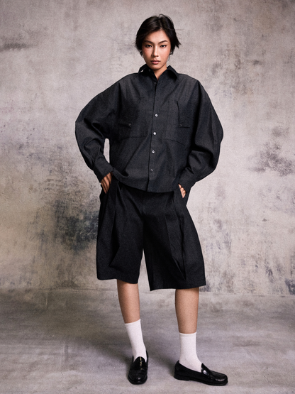 Offset Pocket Shorts