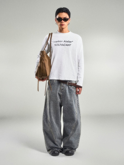 Scar Washed Denim Pants Ver 2