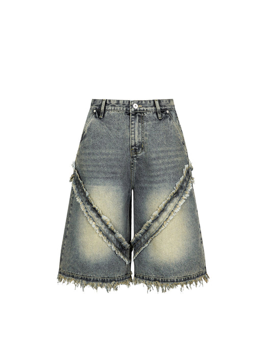Fray Edge Denim Jorts