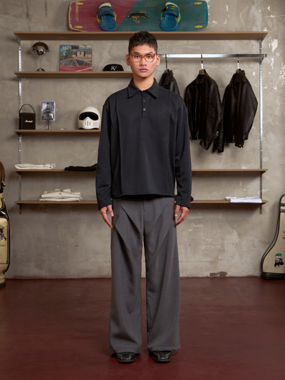 Boxy Longsleeve Polo