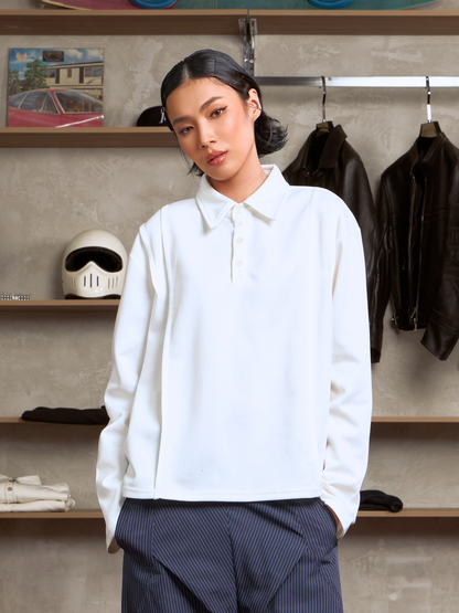 Boxy Longsleeve Polo