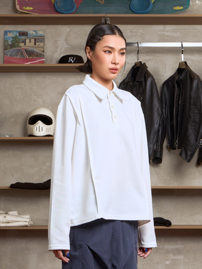 Boxy Longsleeve Polo