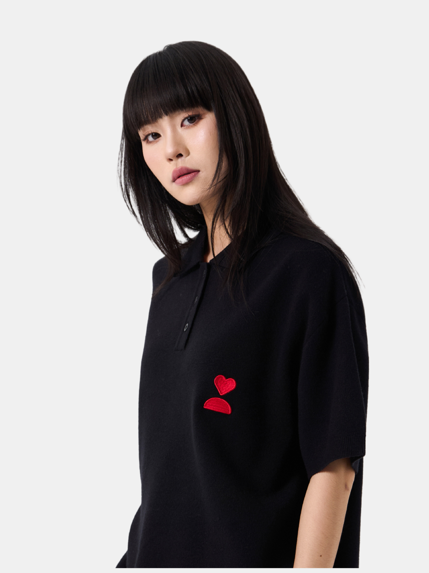 Love User Knit Polo T-Shirt