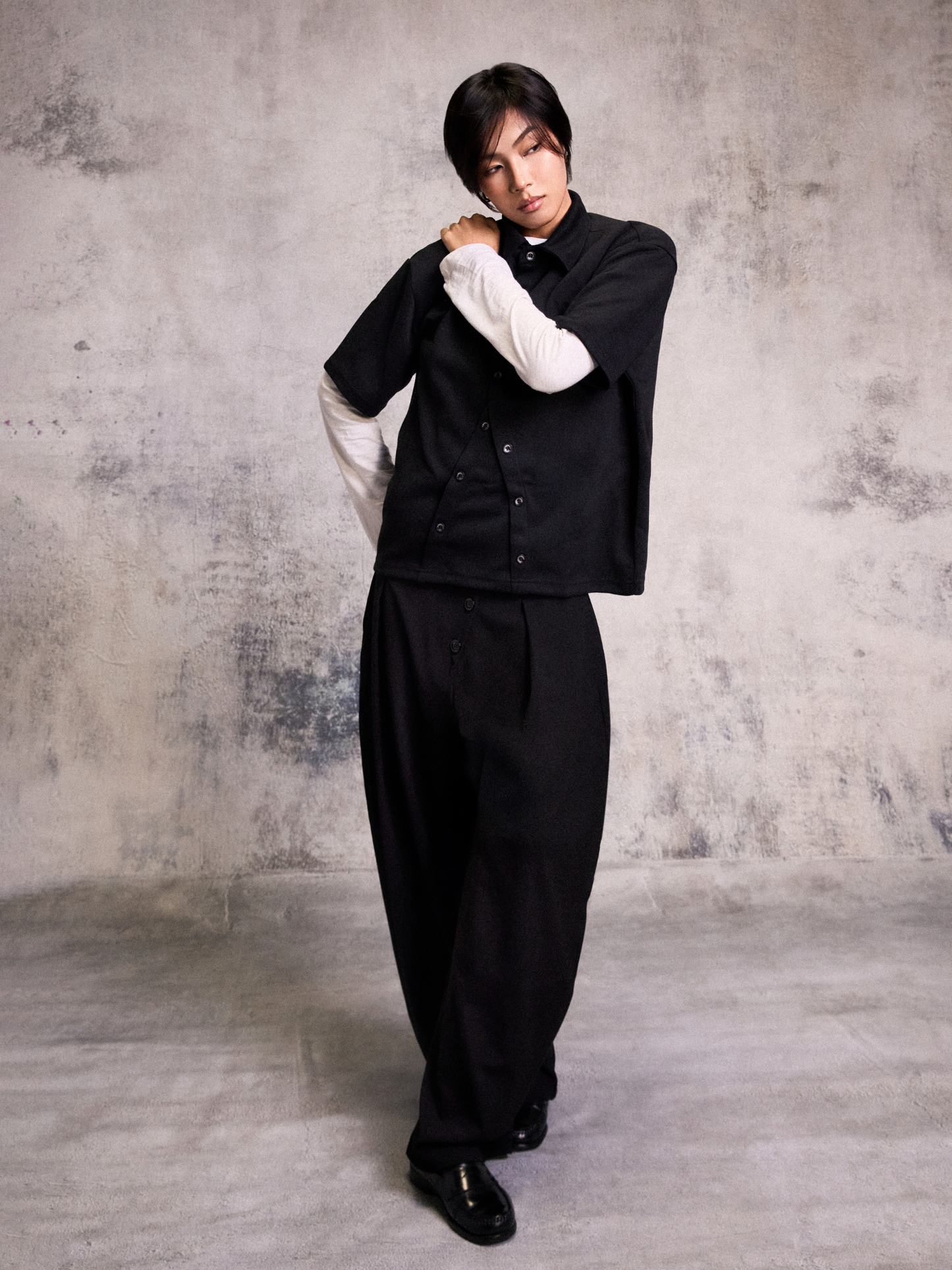 Noir Cocoon Trousers