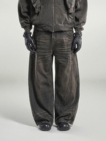Scar Washed Denim Pants Ver 2