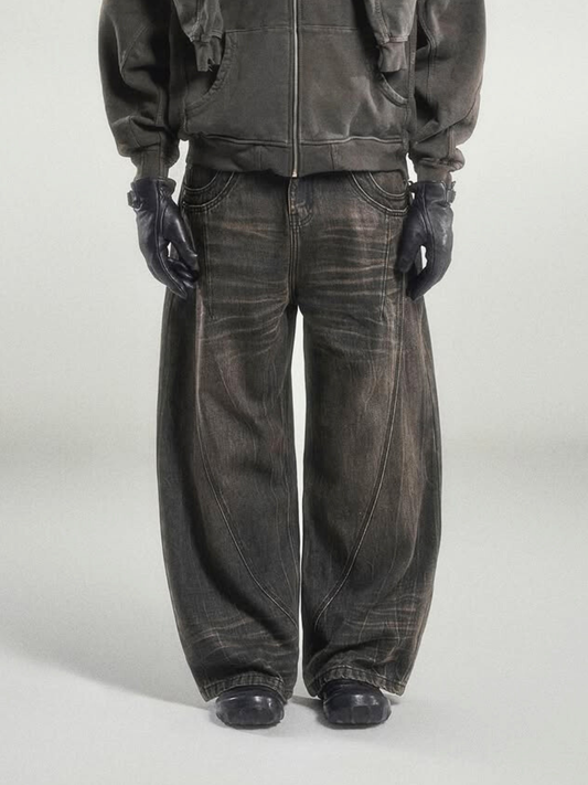 Scar Washed Denim Pants Ver 2