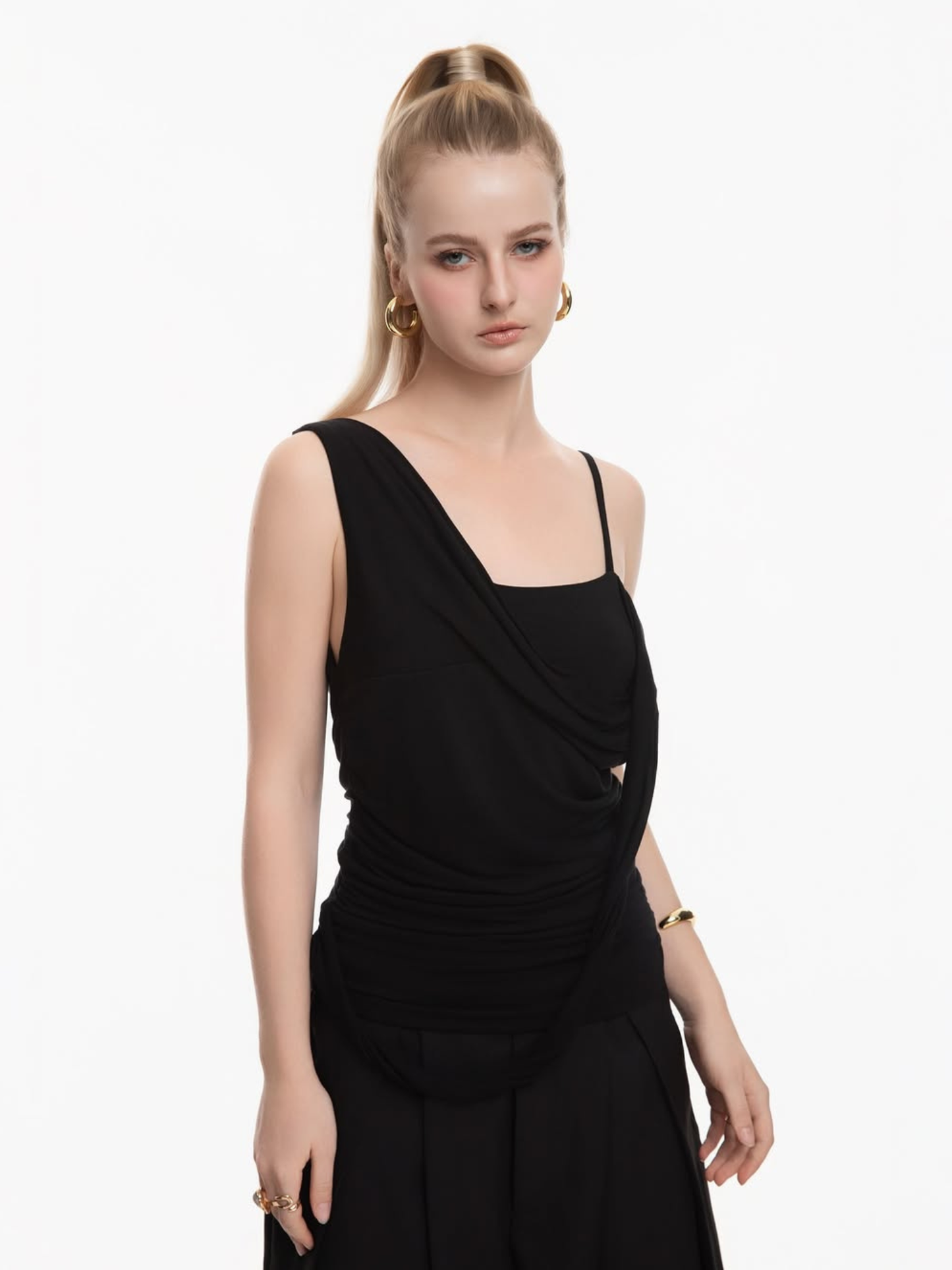 Selene Cowl Back Top