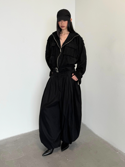 Bubbly Pleated Trousers