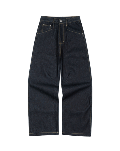 Loose Fit Raw Denim Pants