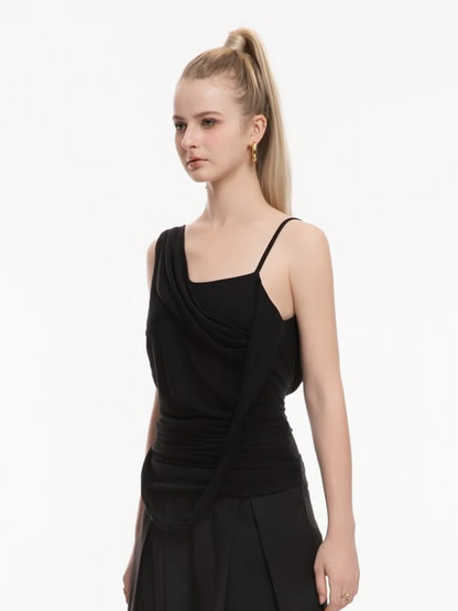 Selene Cowl Back Top