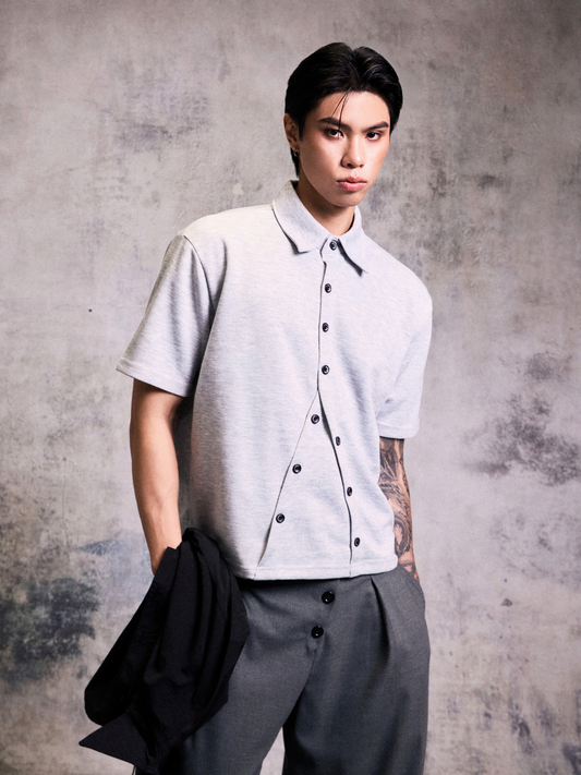 Curve Button Polo