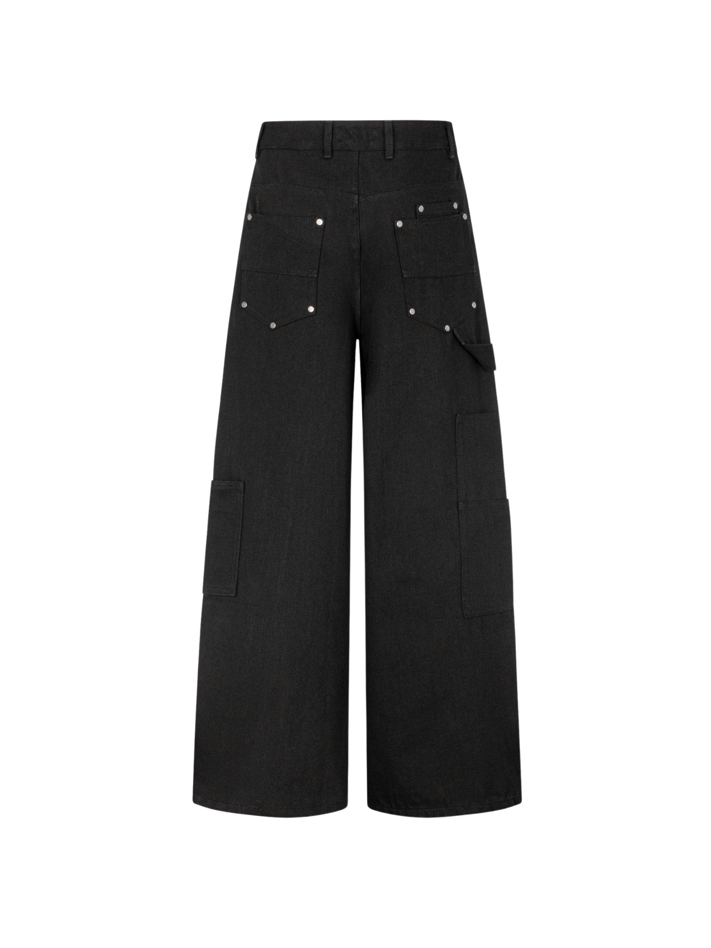 Rivets Dknee Raw Denim Pants