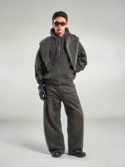 Scar Washed Denim Pants Ver 2