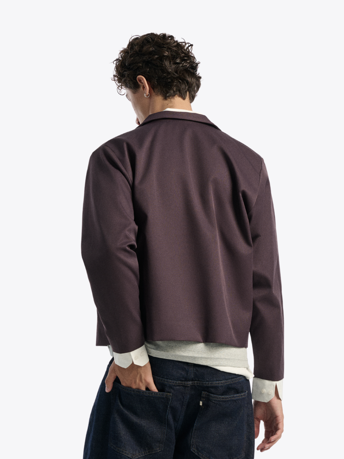 Crop Work Jacket