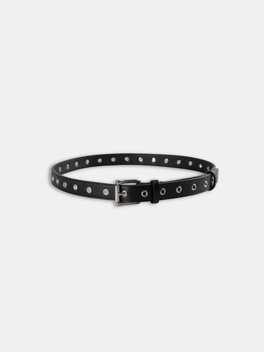 Eyelet Cow Leather Belt