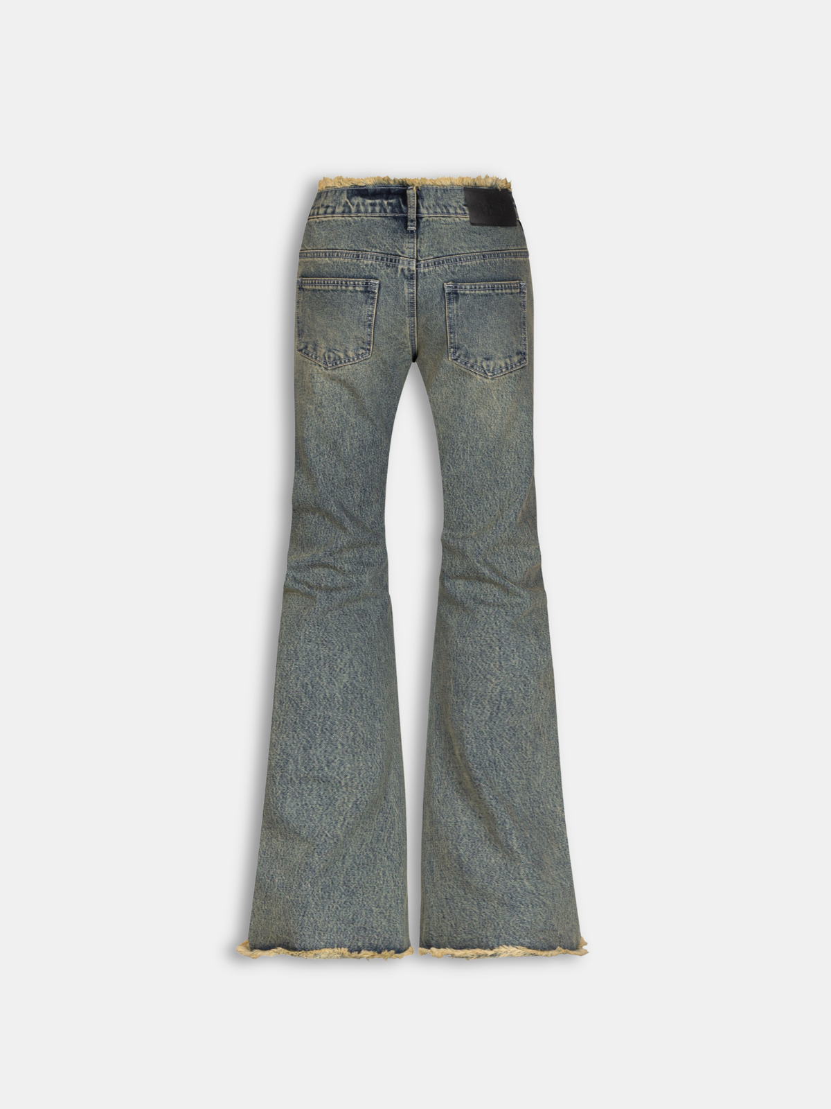 Darja Washed Flared Denim Pants