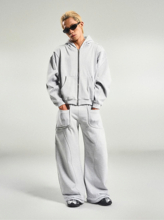Pattern Relaxed Sweat Pants