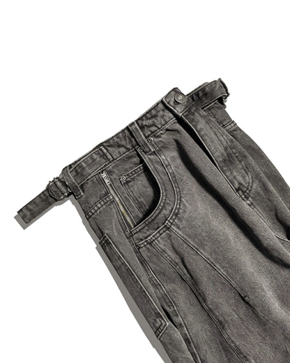 Scar Washed Denim Pants