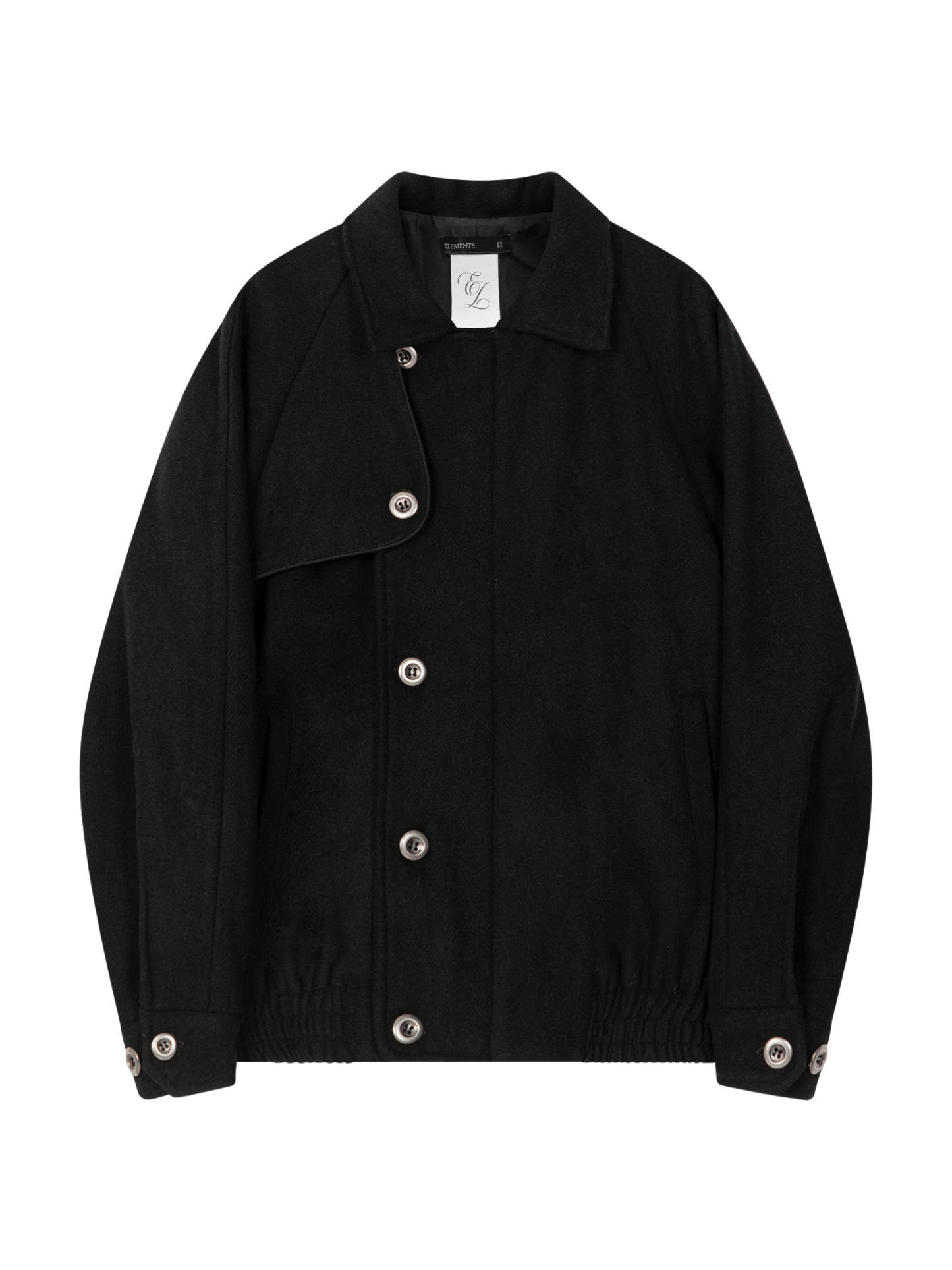 Plissé Wool Jacket