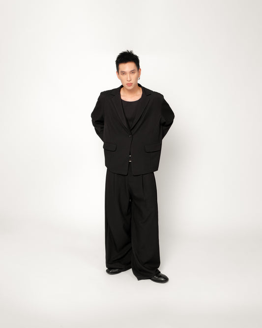 MIDNIGHT MARTINI TROUSERS - Black