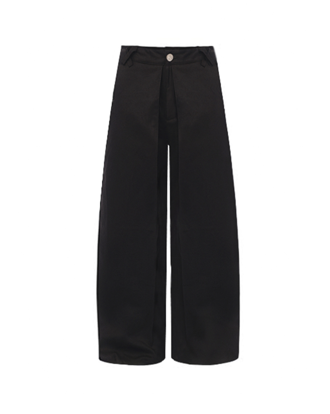 FVNXYTHINGS BIG PLEAT KAKI PANTS
