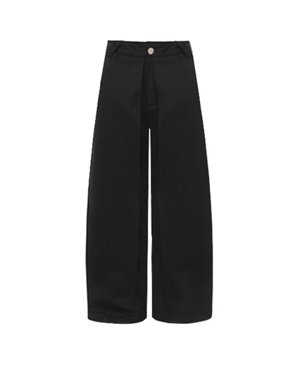 FVNXYTHINGS BIG PLEAT KAKI PANTS