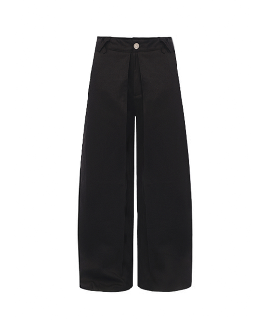 FVNXYTHINGS BIG PLEAT KAKI PANTS