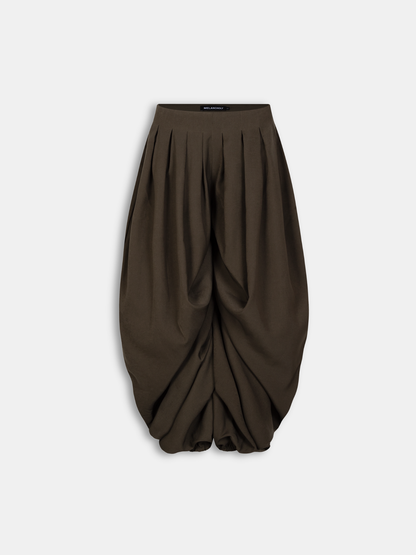 Sable Draped Trousers