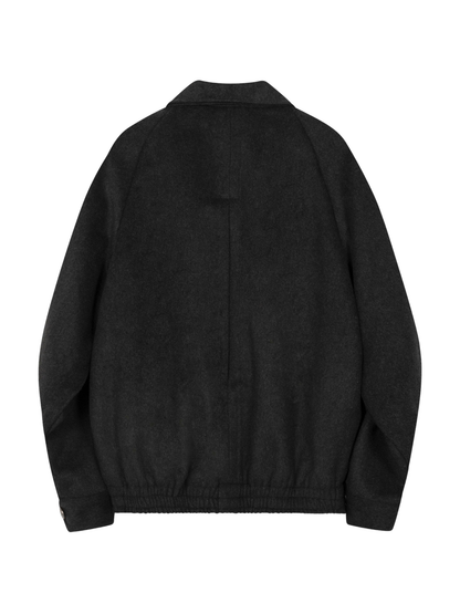 Plissé Wool Jacket