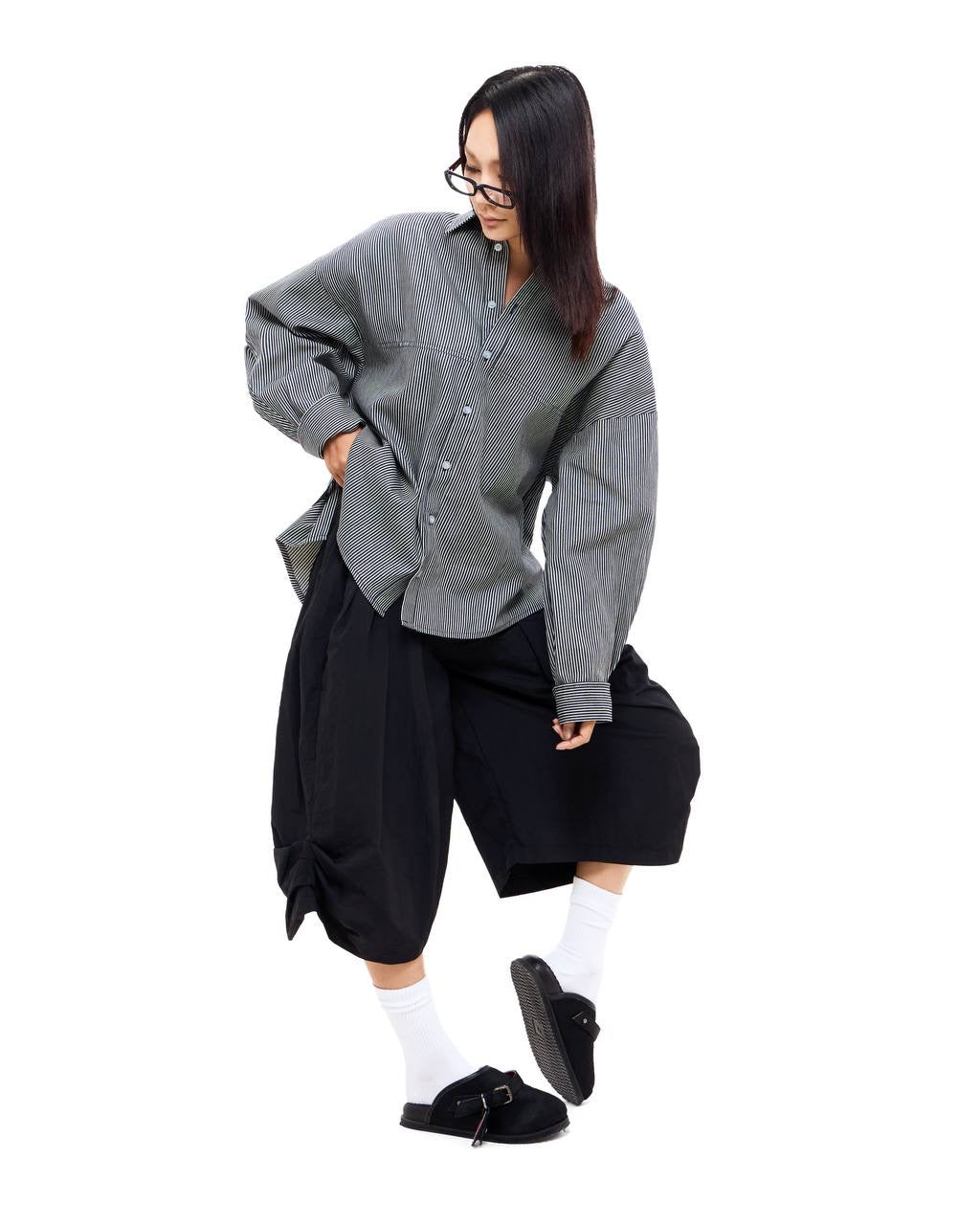 FVNXYTHINGS STRIPES CURVE SHIRT