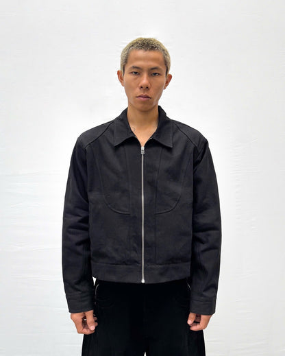 Pattern Zip Up Jacket