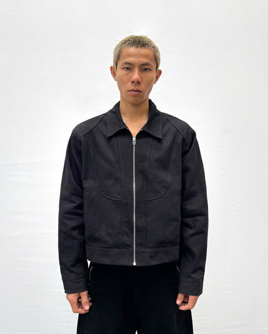 Pattern Zip Up Jacket