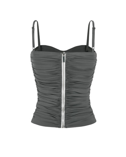MELANCHOLY SMOKY GLOW TOP (GREY)