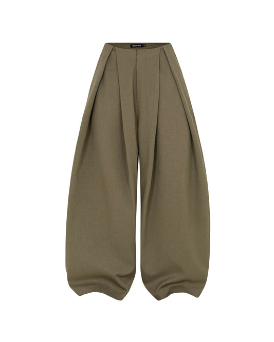 MELANCHOLY LUNAR PLEATED WIDE PANTS