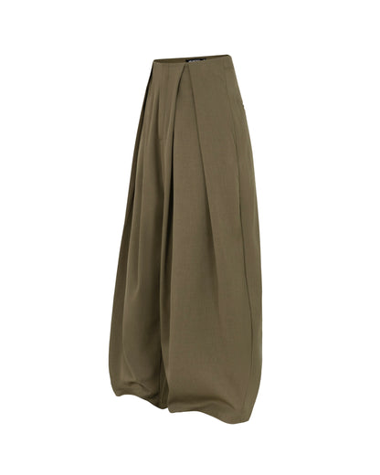 MELANCHOLY LUNAR PLEATED WIDE PANTS