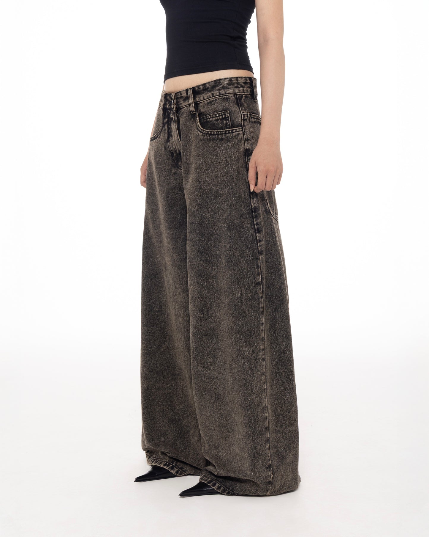 MELANCHOLY DAZEL DENIM PANTS (GREY)