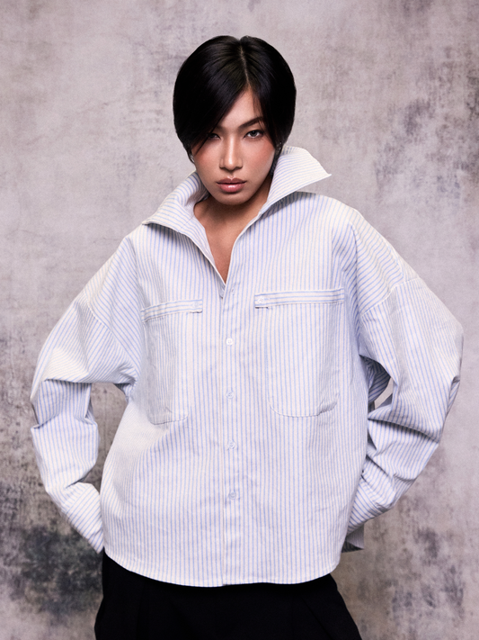 Atelier Pinstripe Overshirt