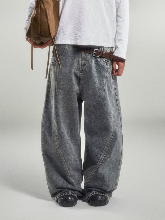 Scar Washed Denim Pants Ver 2