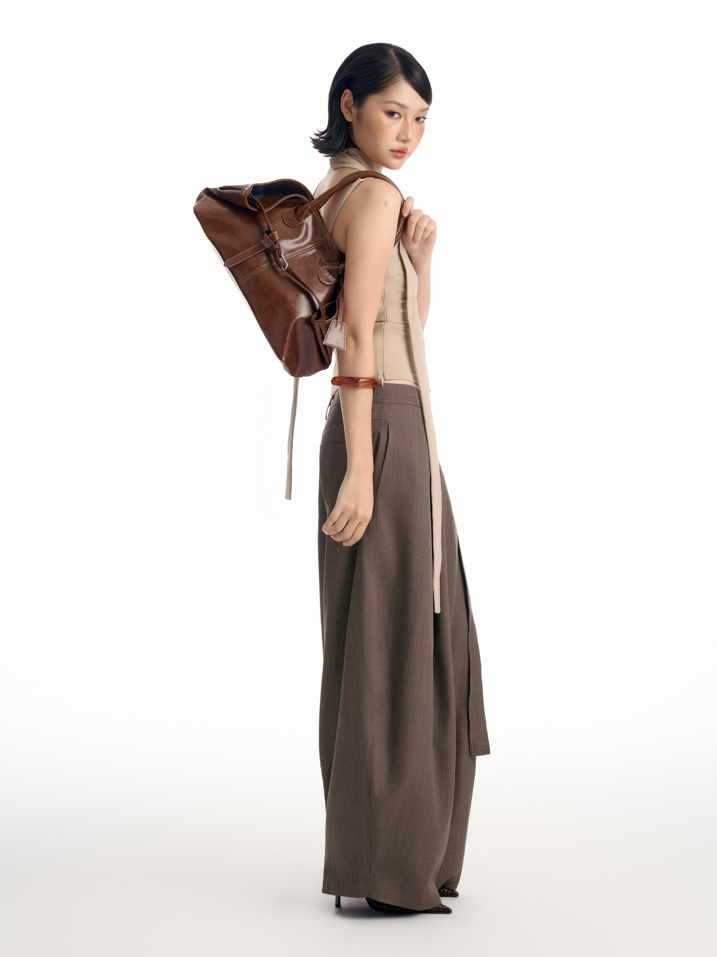 Loren Pleat Trousers