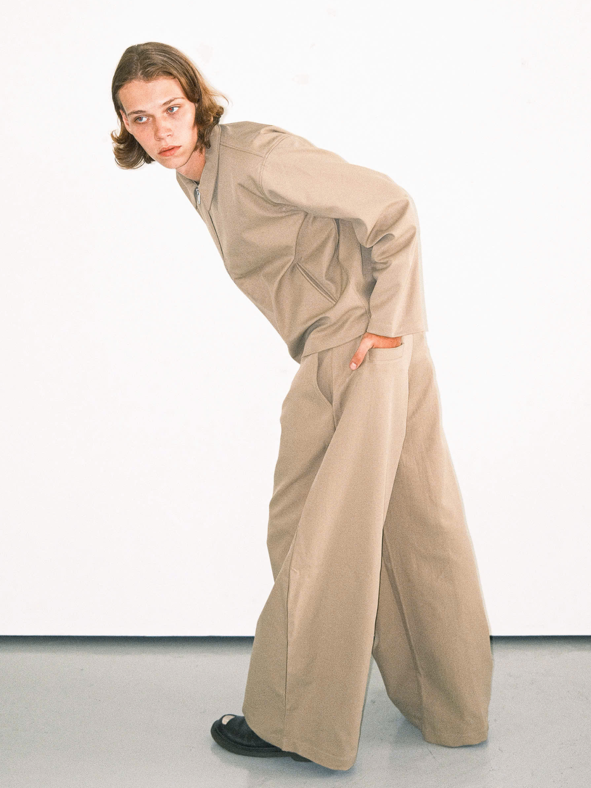 Harmony Khaki Wide Pants