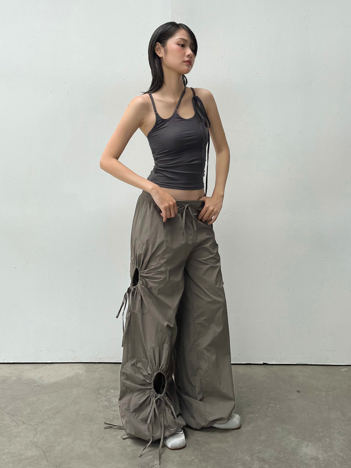 Floral Bloom Parachute Pants