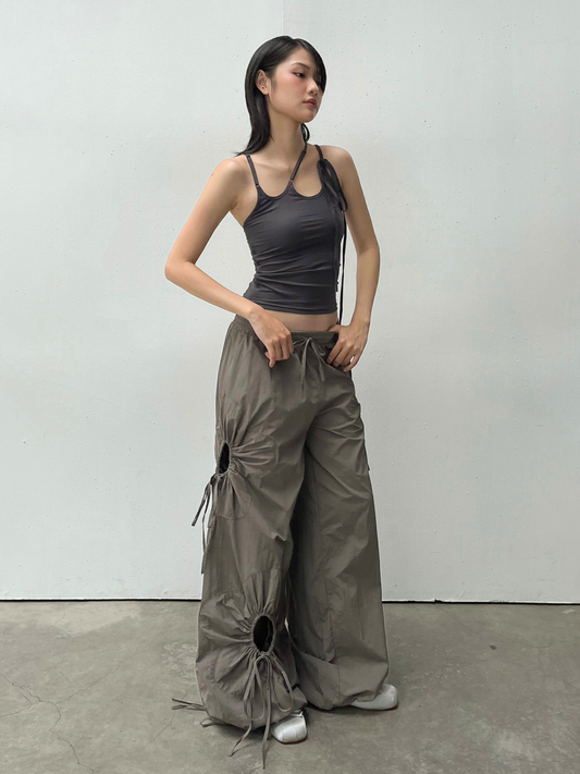 Floral Bloom Parachute Pants